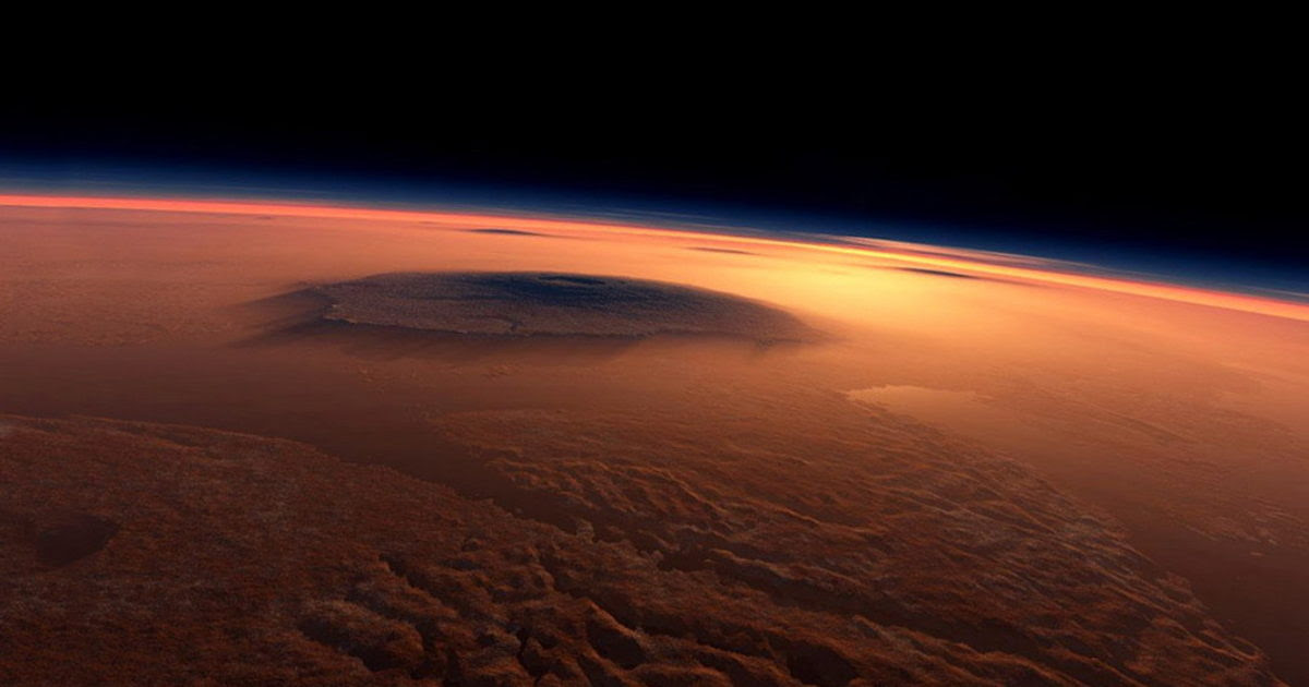A Blue Red Planet